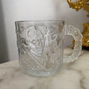 Vintage McDonald's 1995 Batman Forever Glass Mug Featuring Two-Face DC Comics